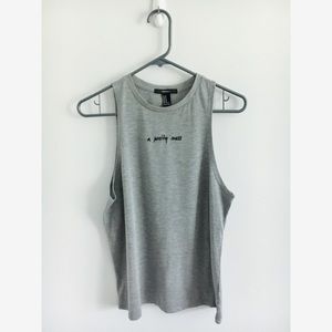 A pretty mess muscle tank